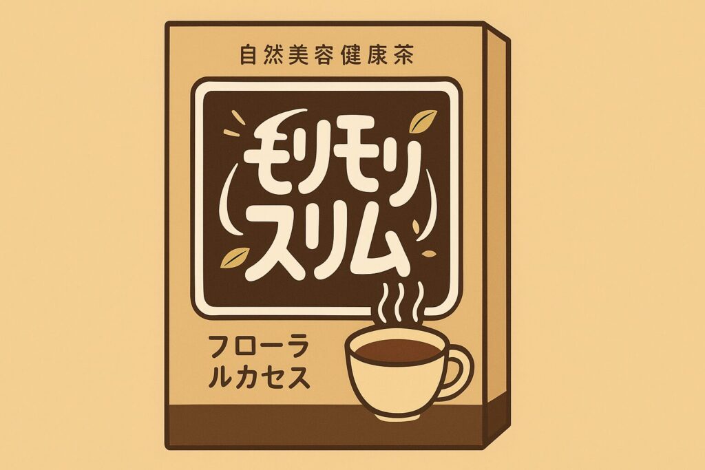 筆者作成のモリモリスリムのパッケージ風イラスト