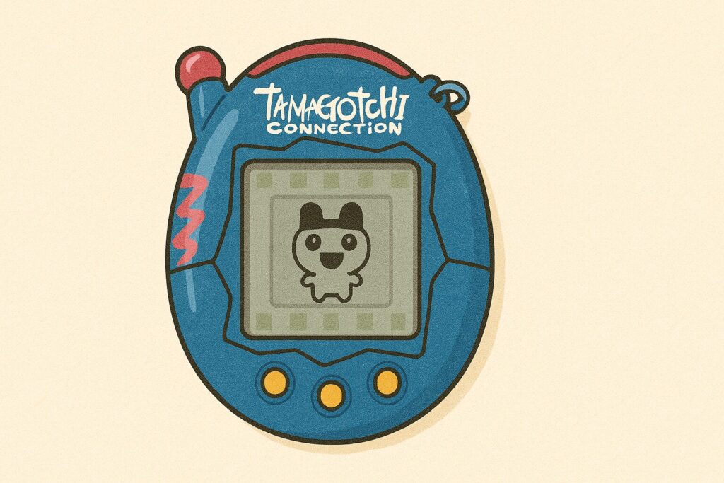まごっちコネクションの青い端末のイラスト