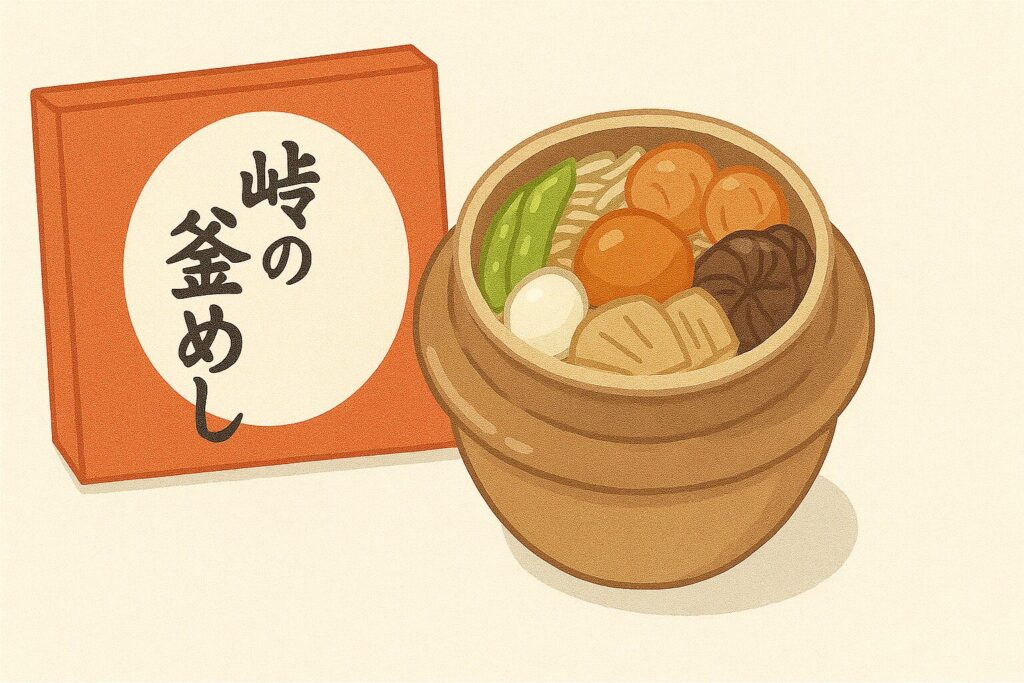 峠の釜めし(容器とパッケージ)のイラスト