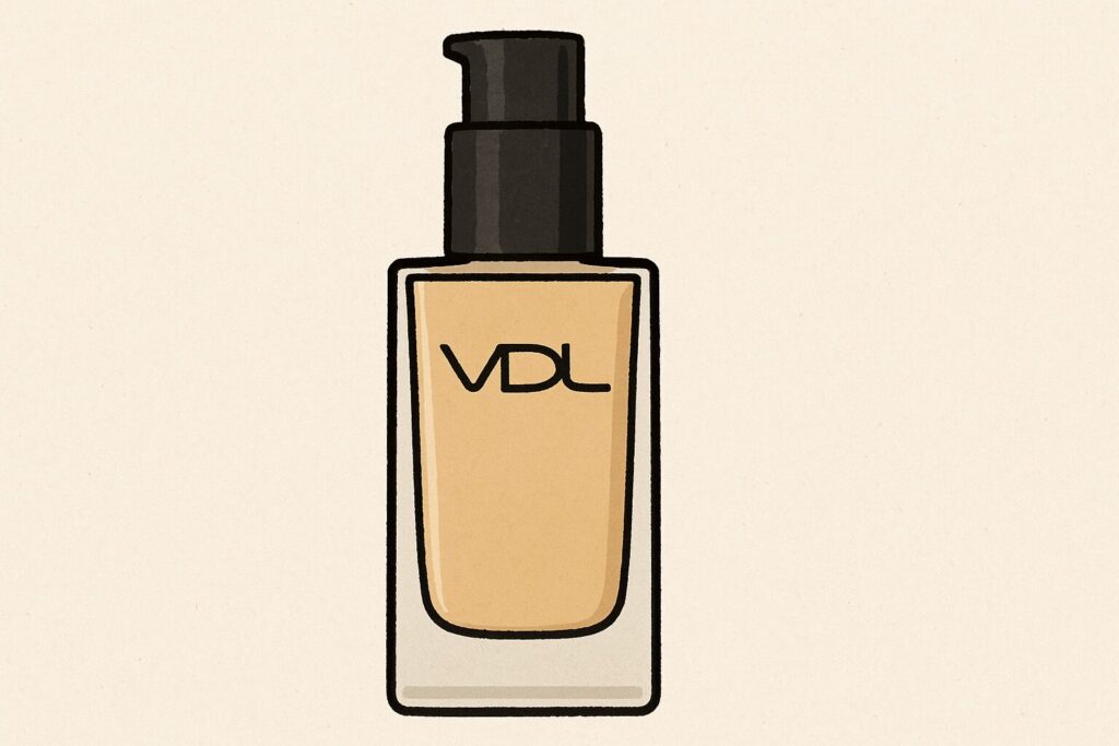 VDLのリキッドファンデーションを描いたイラスト