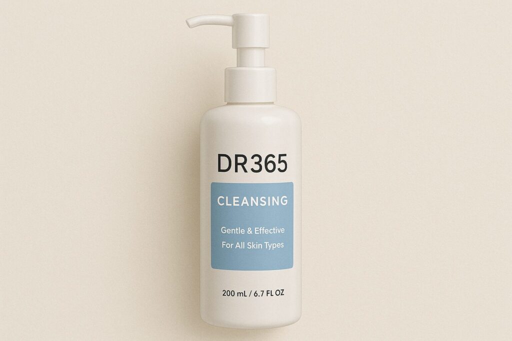 DR365クレンジングのボトルイラスト