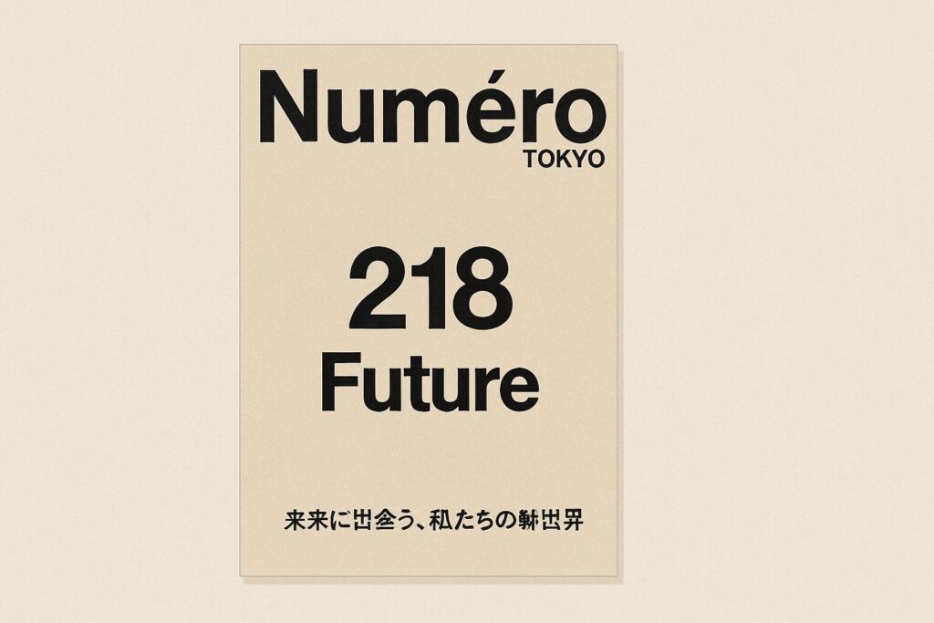 Numéro TOKYOの表紙イラスト